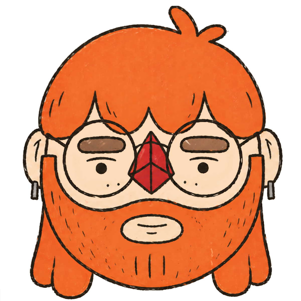 Illustrated portrait of Matt
