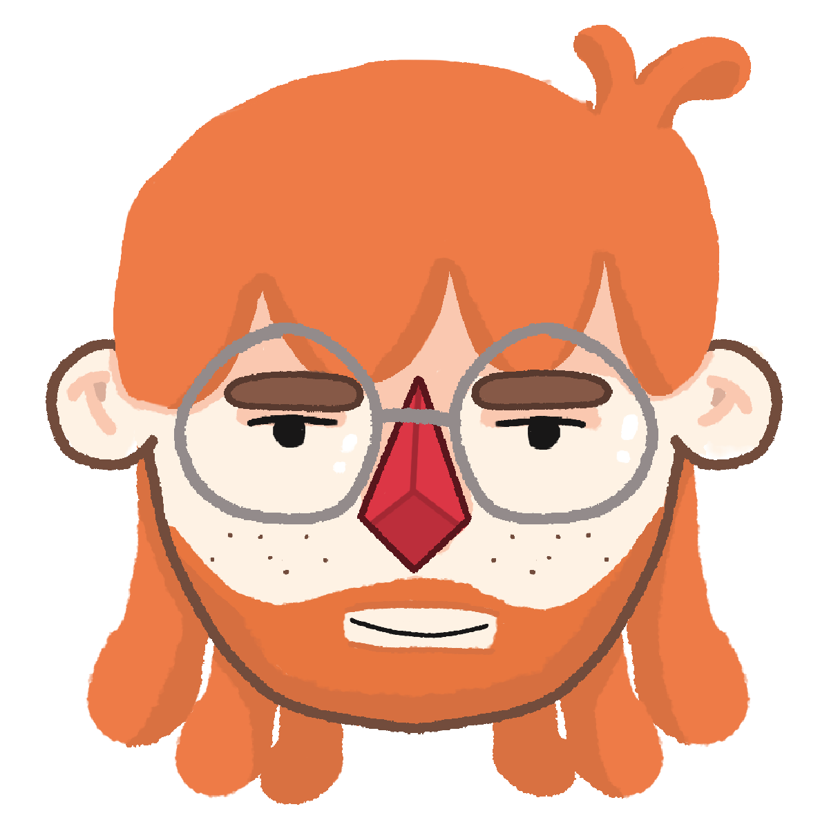 Illustrated portrait of Matt